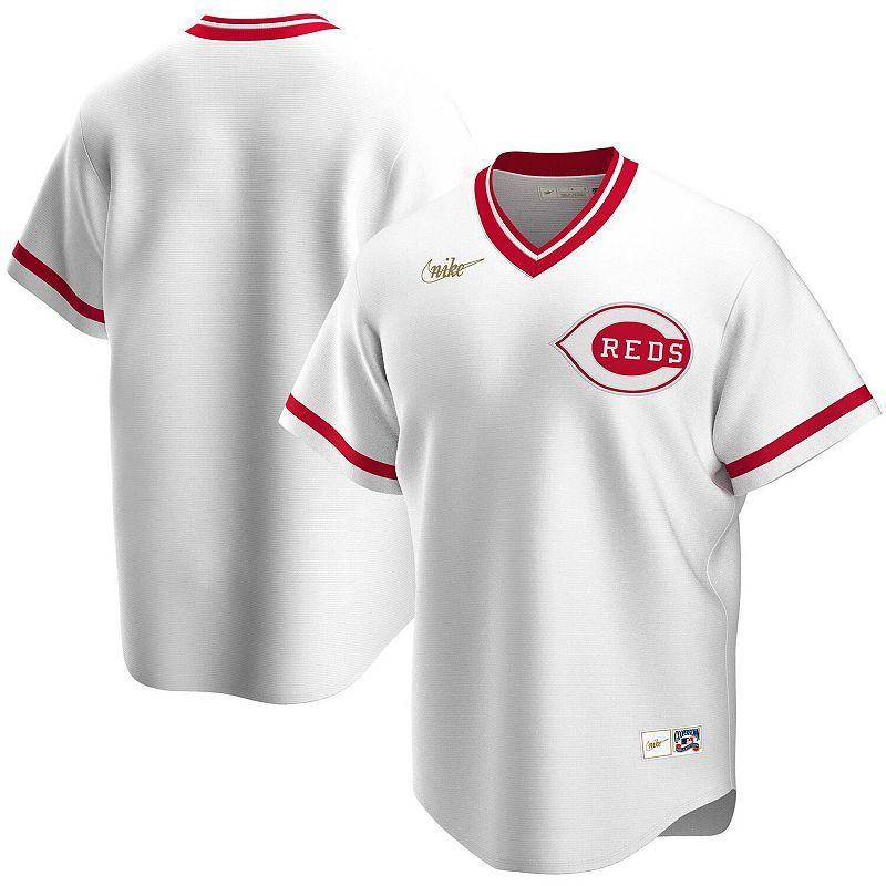 Mens Nike Cincinnati Reds Home Cooperstown Collection Team Jersey Product Image