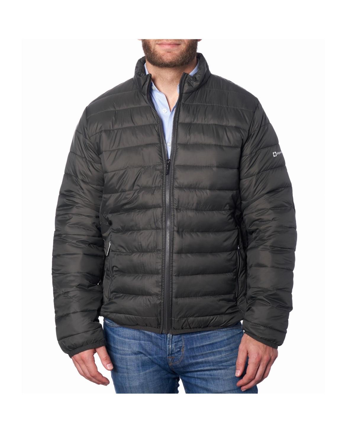 Alpine Swiss Mens AlpineSwiss Niko Packable Light Down Alternative Puffer Jacket Bubble Coat Product Image