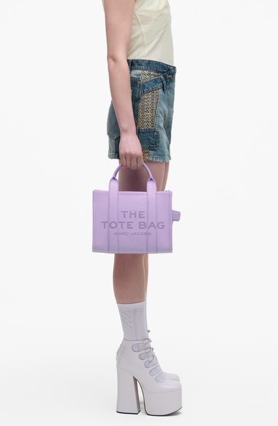 The Leather Small Tote Bag In Wisteria Product Image