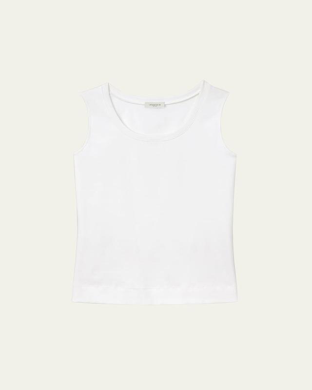 Lafayette 148 New York Cotton Ribbed Tank Product Image