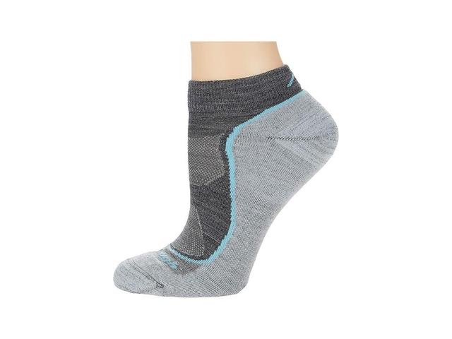 Darn Tough Vermont Light Hiker No Show Lightweight with Cushion (Slate) Women's Crew Cut Socks Shoes Product Image