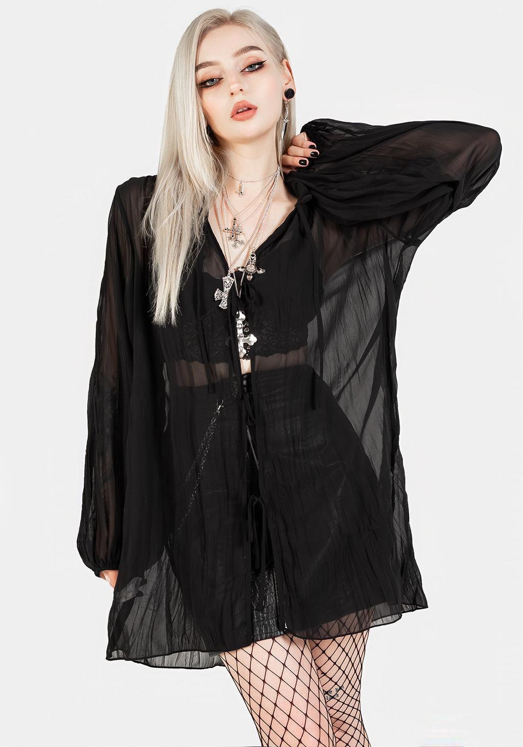 Villain Textured Blouse Product Image