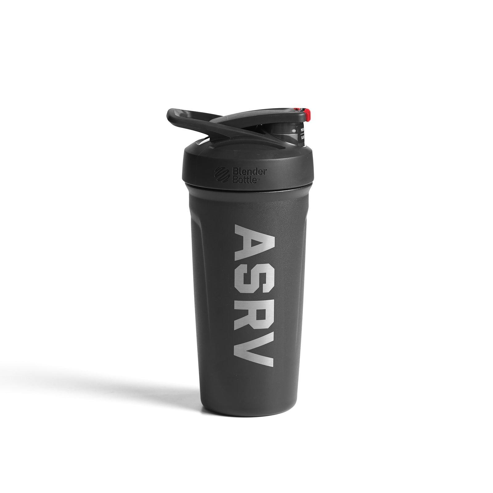 ASRV x Blender Bottle® Strada™ Insulated Stainless Steel Shaker - Black “ASRV” Product Image