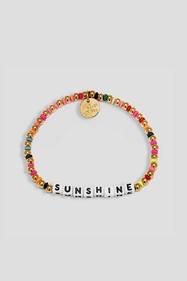 Little Words Project Sunshine Beaded Bracelet Womens at Urban Outfitters Product Image