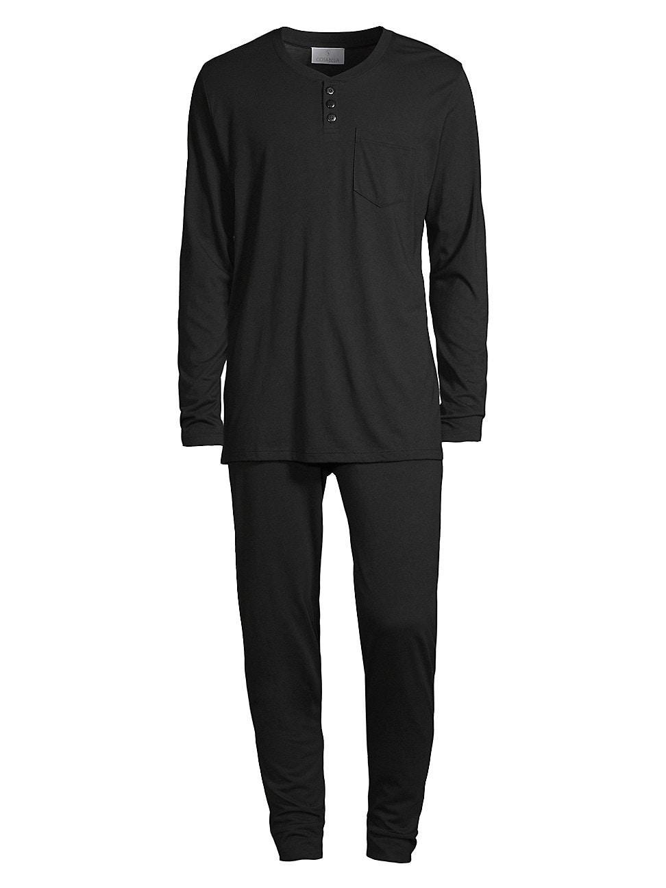 Mens 2-Piece Bella Henly Pajama Set Product Image