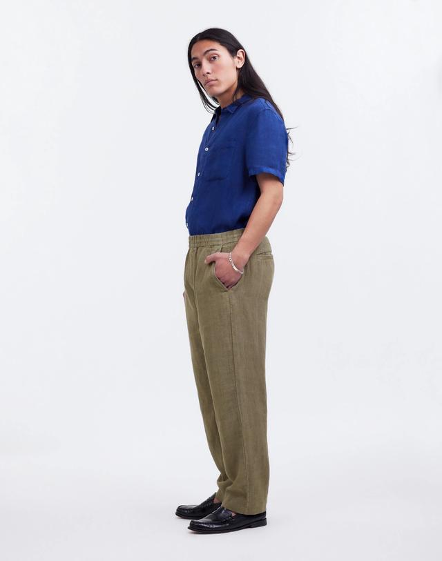 Linen Drawstring Pants Product Image