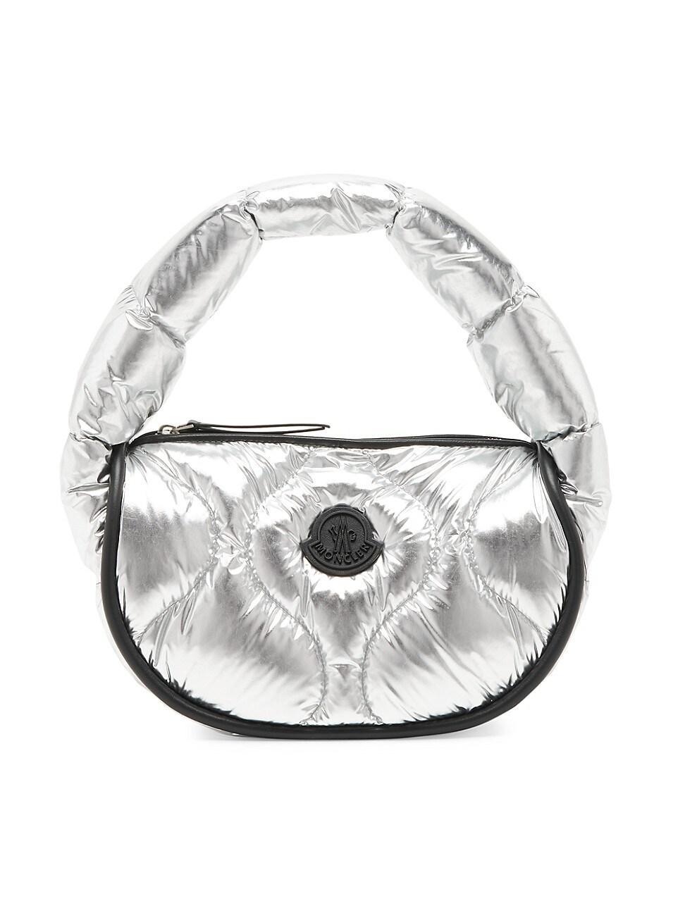 Moncler Delilah Metallic Nylon Hobo Bag Product Image