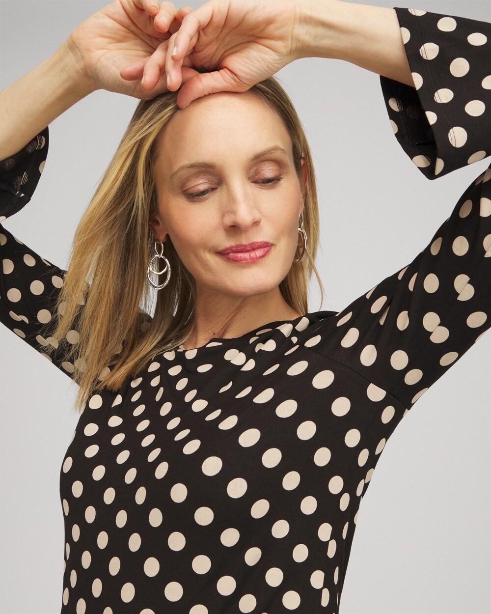 Touch of Cool™ Polka Dot Flare Tee Product Image