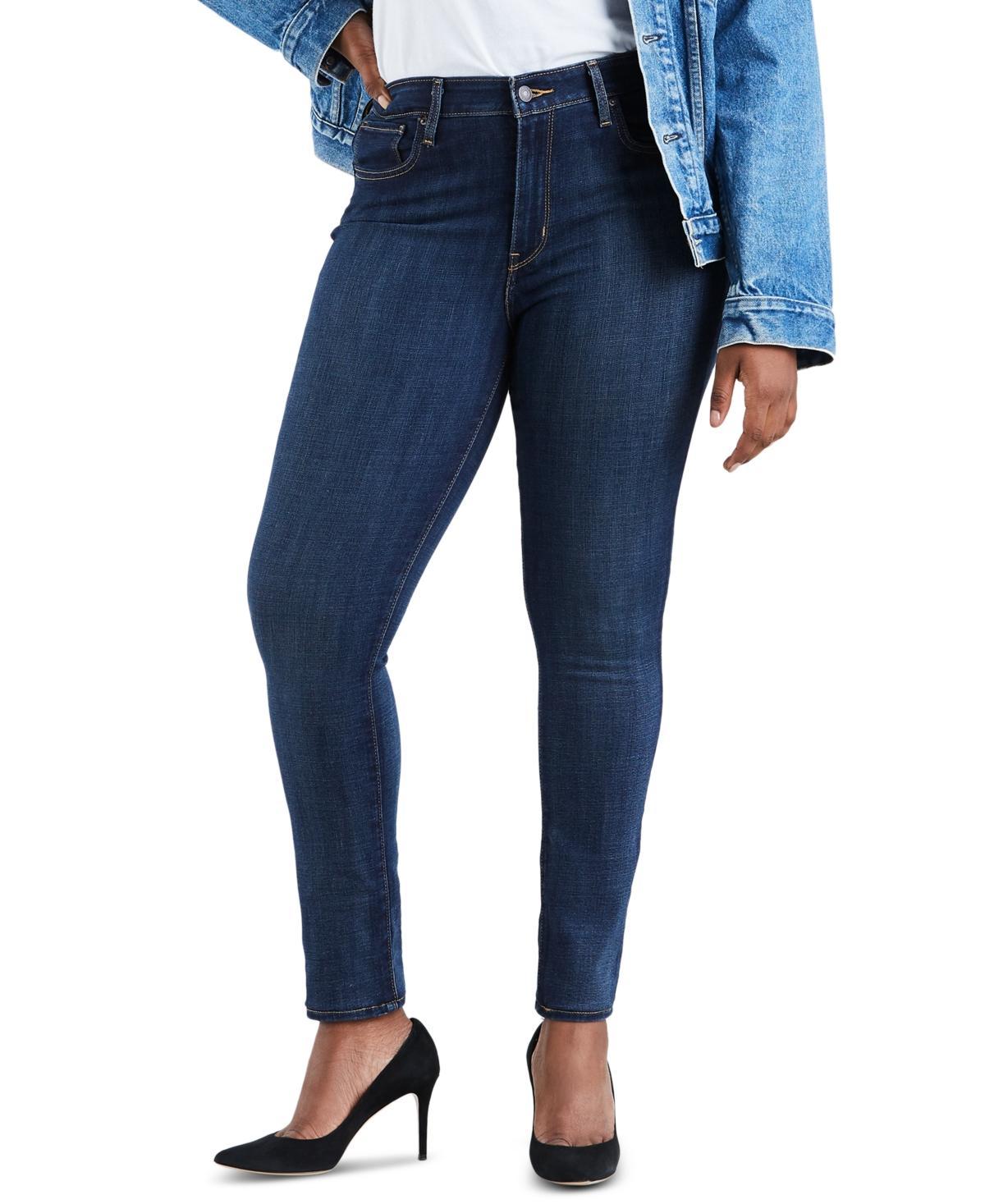 Levi's - Misses Short Stretch Fabric Womens High Rise 721 Slim Fit Skinny Fit Jean Product Image