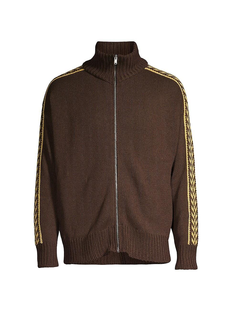 Mens Knit Track Jacket Product Image