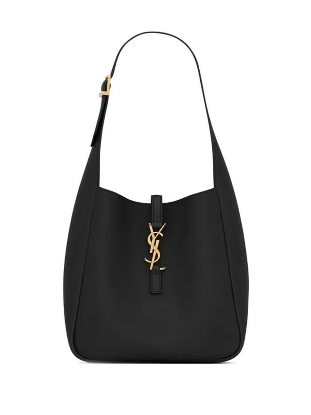 Small Le 5 À 7 Shoulder Bag In Nero Product Image