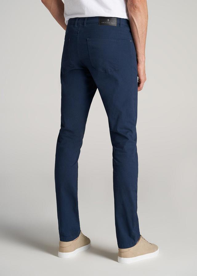 Carman TAPERED Fit Five Pocket Pants for Tall Men in Marine Navy Product Image