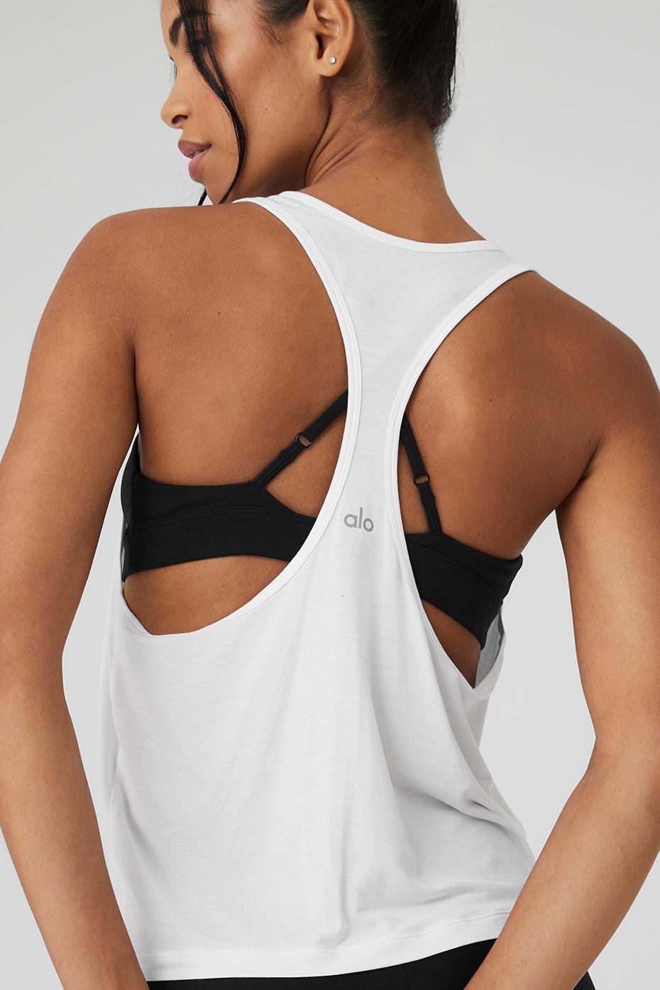 All Day Tank - White Female Product Image