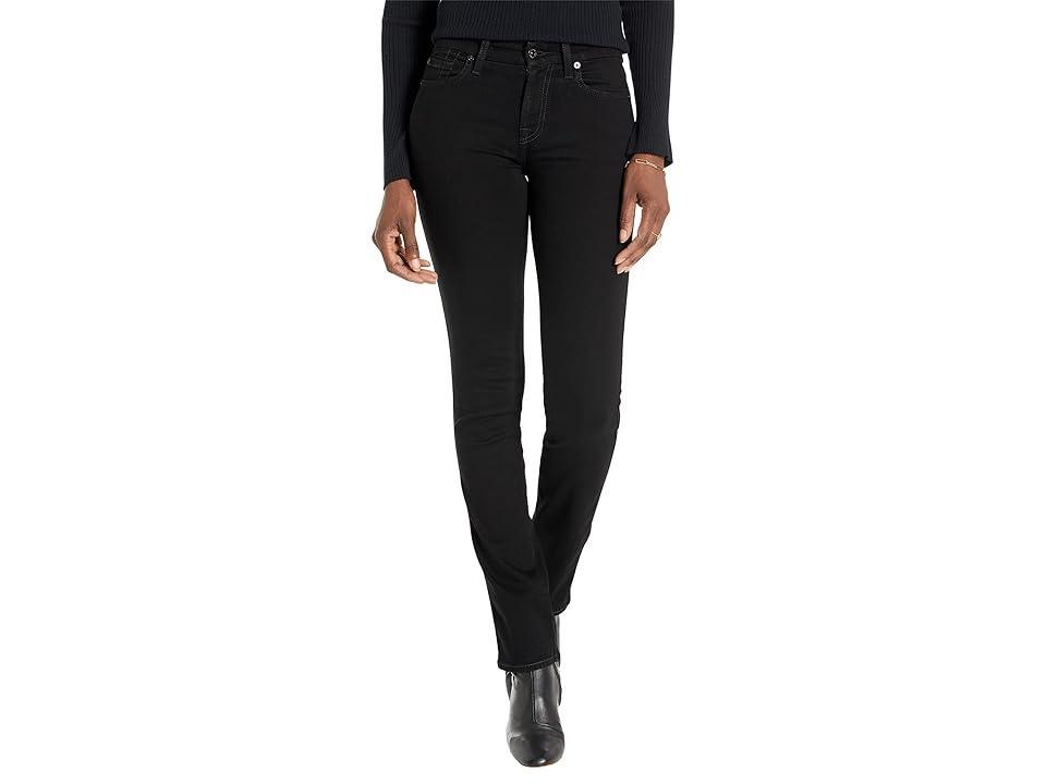 Womens Kimmie Mid-Rise Straight-Leg Jeans Product Image