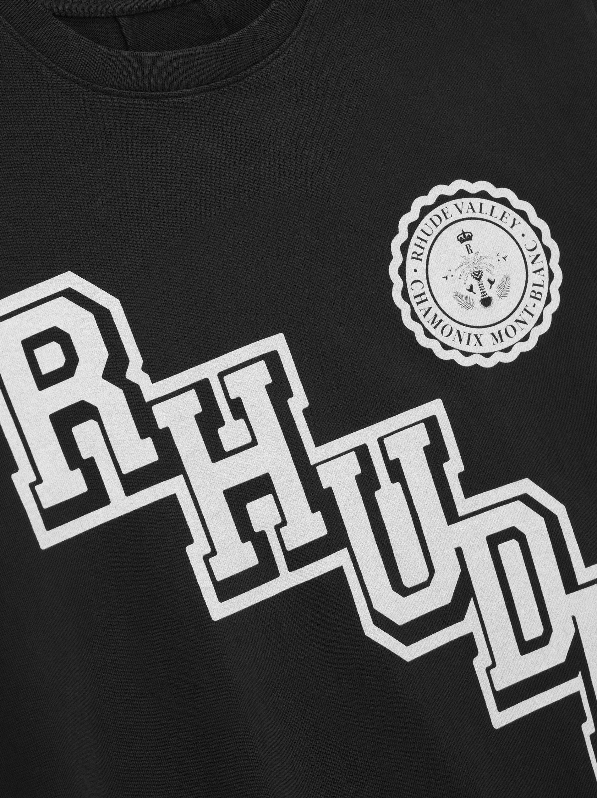 RHUDE COLLEGIATE CREST TEE Male Product Image