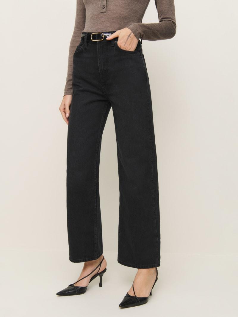 Wilder High Rise Wide Leg Cropped Jeans product image