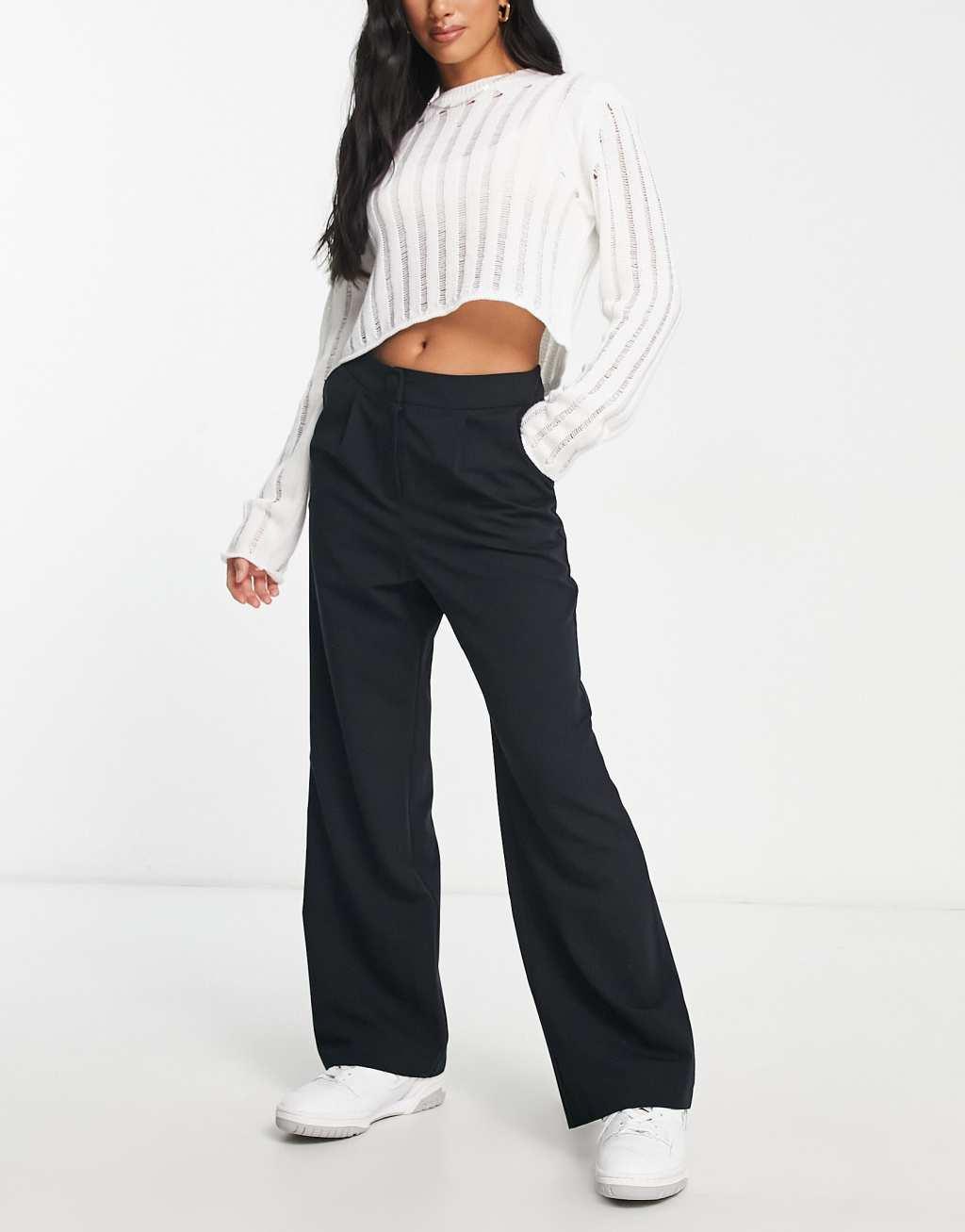 Miss Selfridge Petite slouchy dad pants Product Image