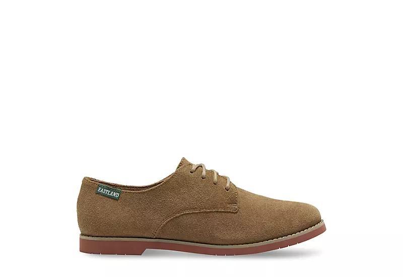 Eastland Bucksport Womens Suede Oxford Shoes Dark Green Product Image