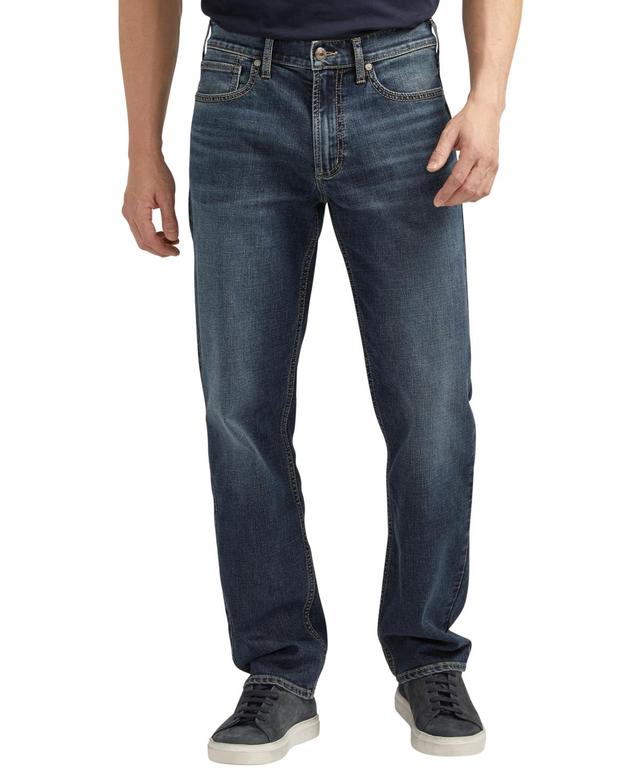 Silver Jeans Co. Mens Eddie Athletic Fit Tapered Leg Jeans Product Image