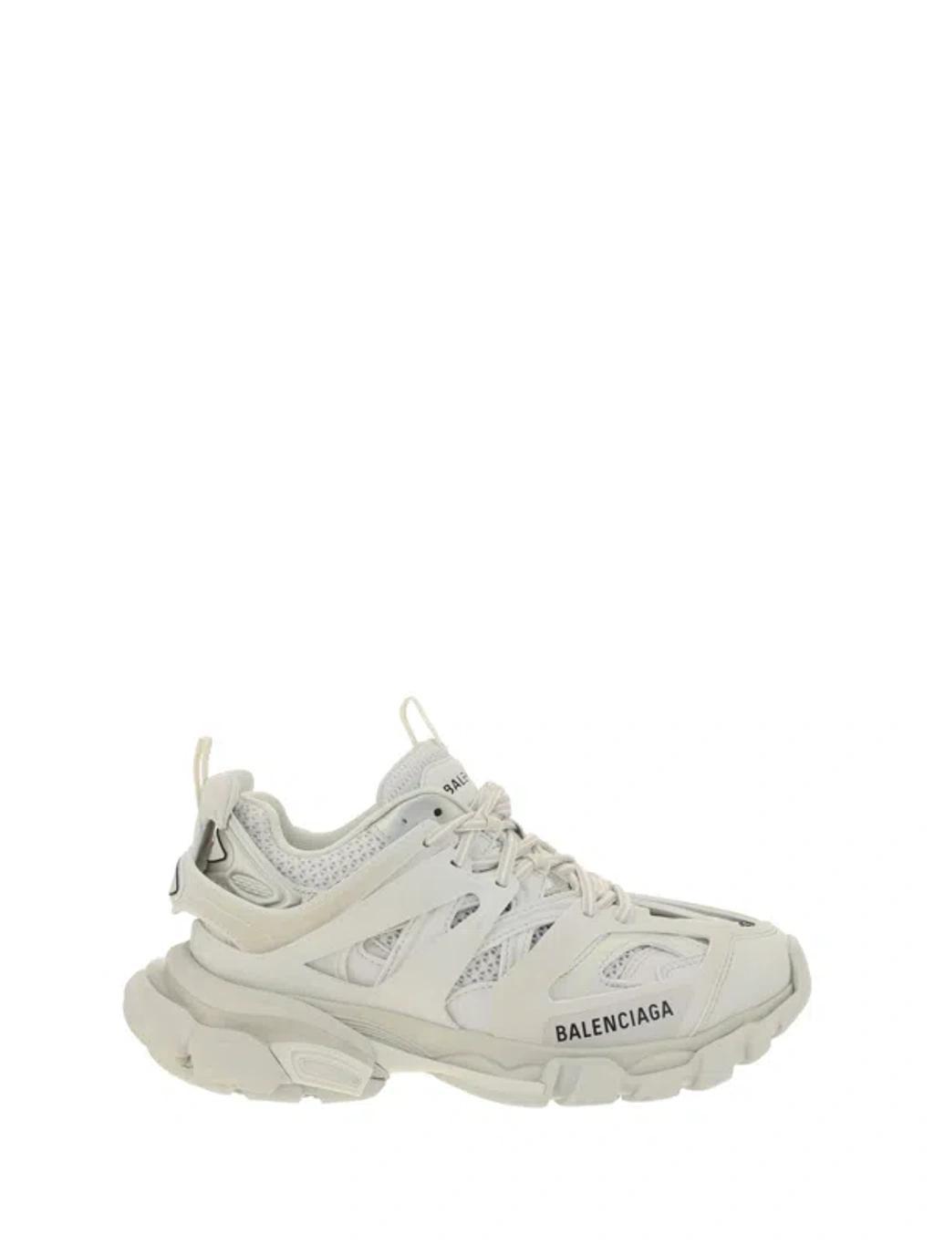 BALENCIAGA Beige Track Sneakers In Light Beige Product Image