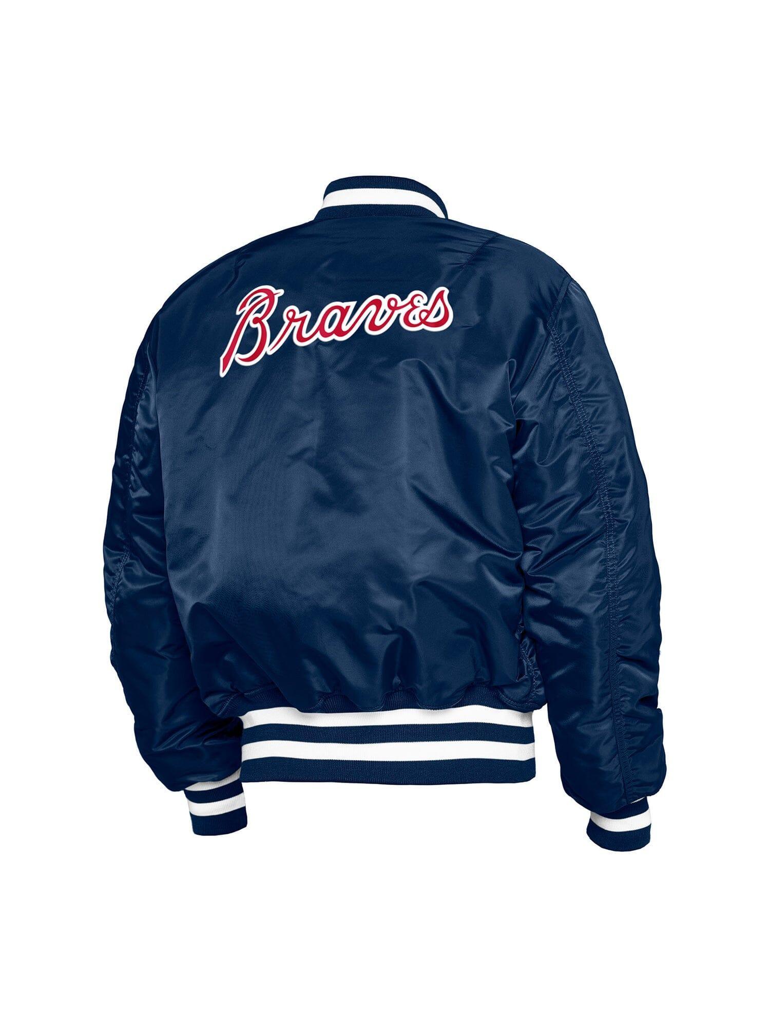 ATLANTA BRAVES X ALPHA X NEW ERA MA-1 BOMBER JACKET Product Image