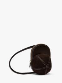 MEDIUM CAP BAG - CORDUROY CROSSBODY BAG in brown | JW Anderson US  Product Image