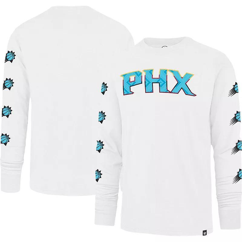 Mens 47 White Phoenix Suns City Edition Downtown Franklin Long Sleeve T-Shirt Product Image