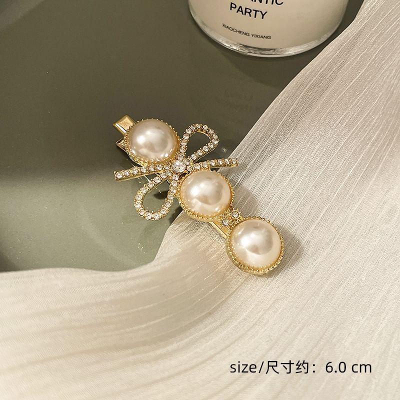 Faux Pearl / Faux Crystal / Alloy Hair Clip / Set (Various Designs) Product Image