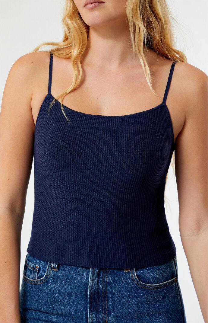 Womens Cordelia Ribbed Tank Top Product Image