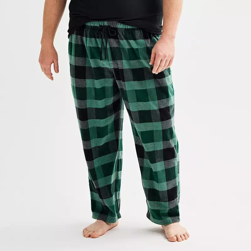 Big & Tall Sonoma Goods For Life Microfleece Sleep Pants, Mens Product Image