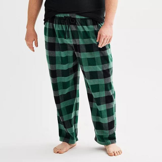 Big & Tall Sonoma Goods For Life Microfleece Pajama Pants, Mens Product Image