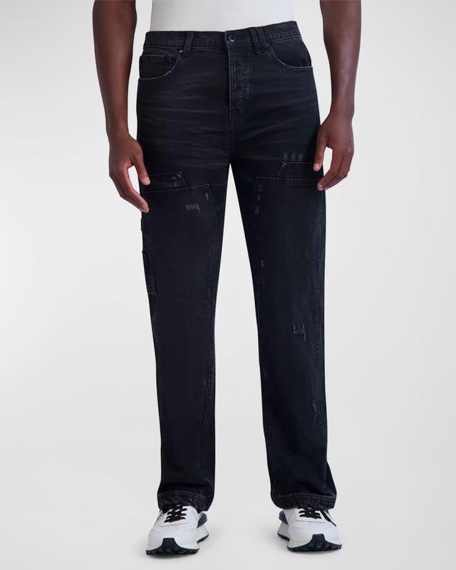 Mens Denim Carpenter Pants Product Image