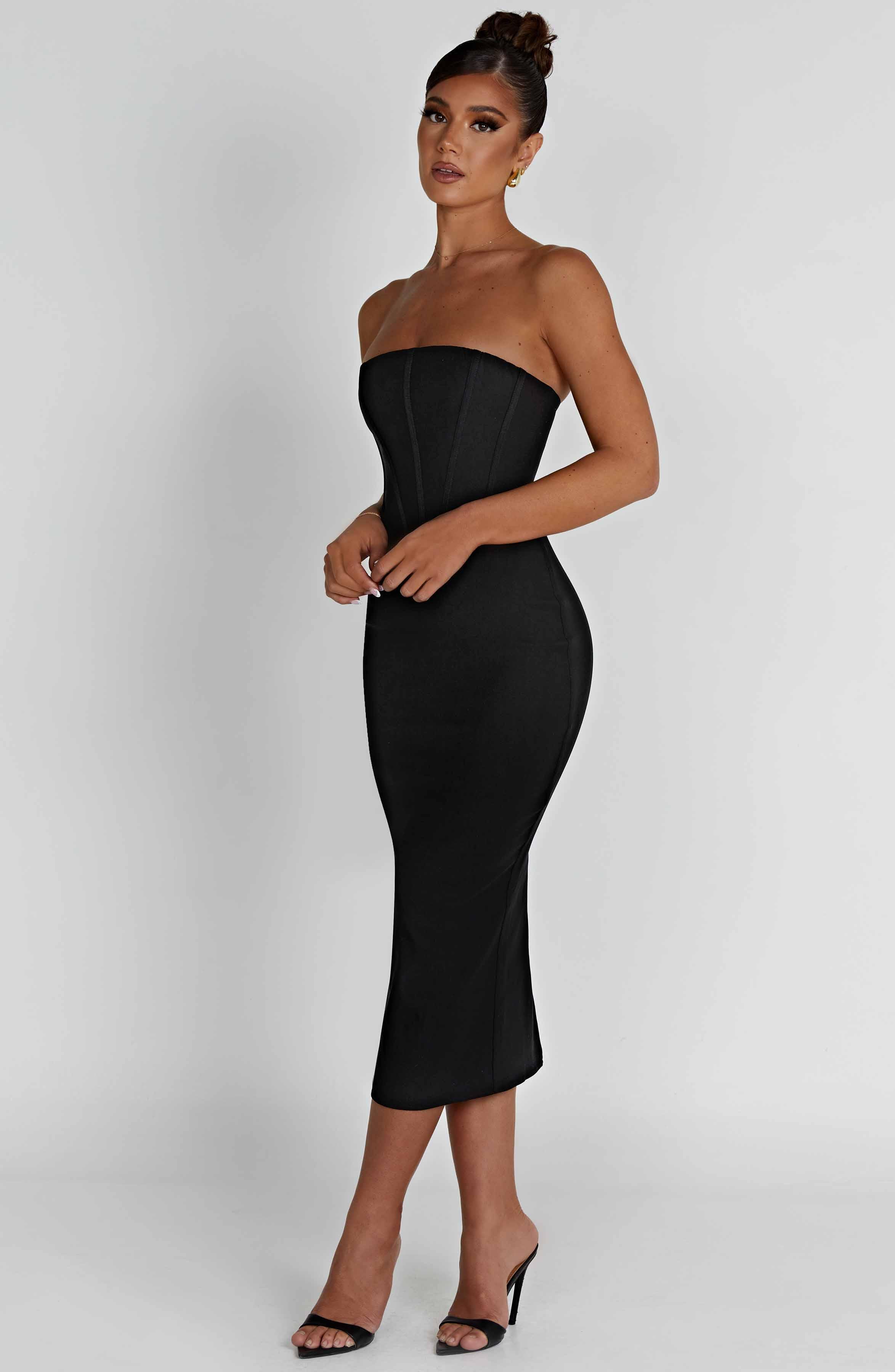 Amore Midi Dress - Black Product Image