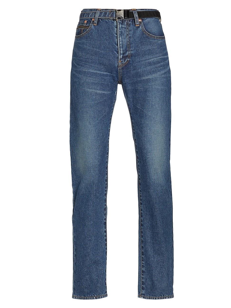 Mens Tapered Slim-Fit Denim Pants product image