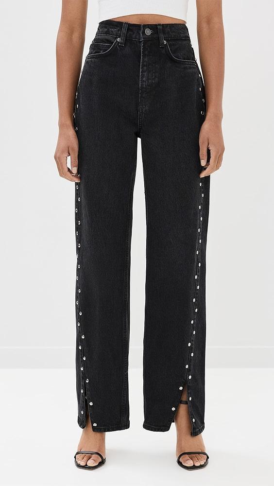 Reformation Cary High Rise Slouchy Straight Leg Jeans | Shopbop Product Image