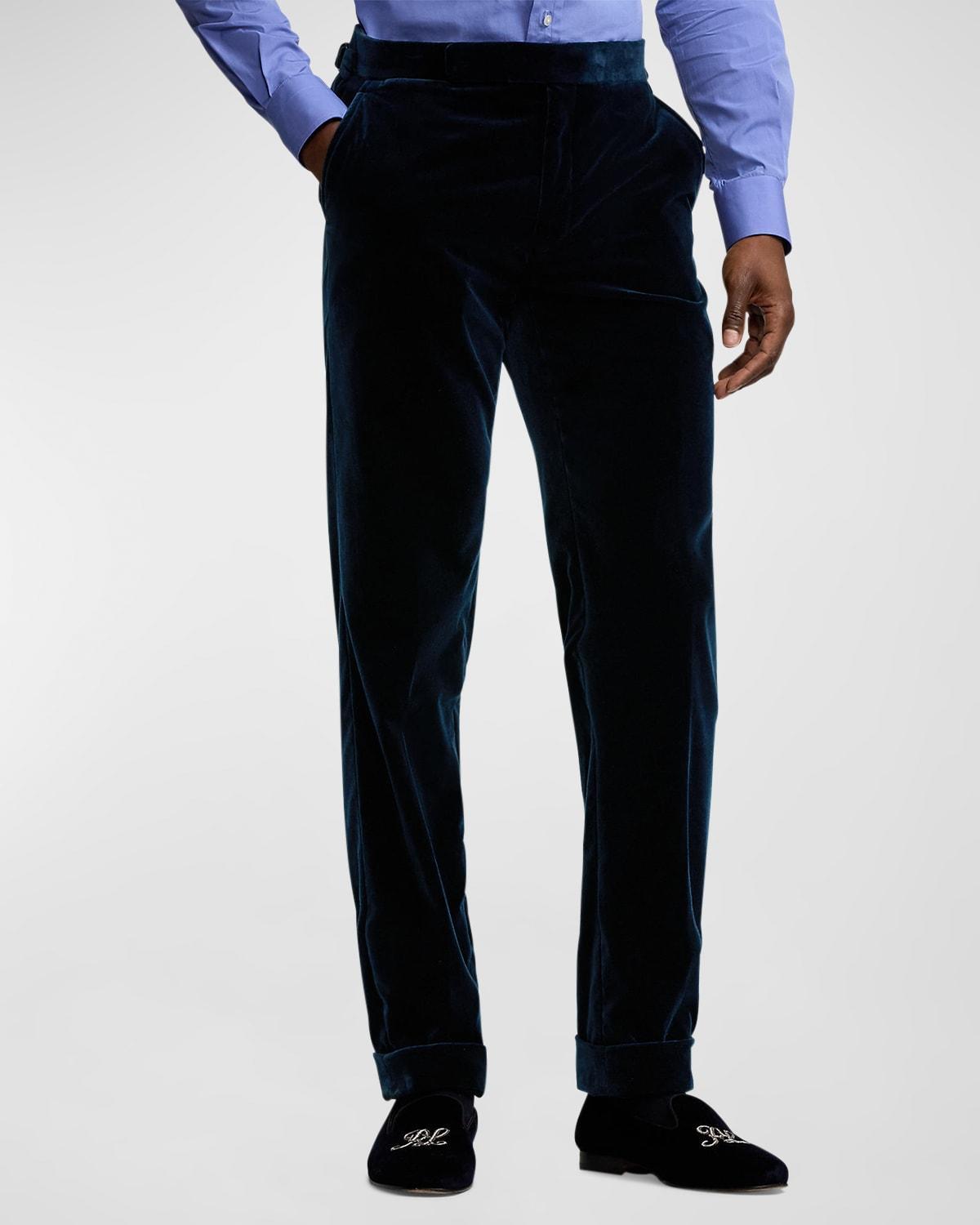 Men's Gregory Hand-Tailored Velvet Trousers Product Image