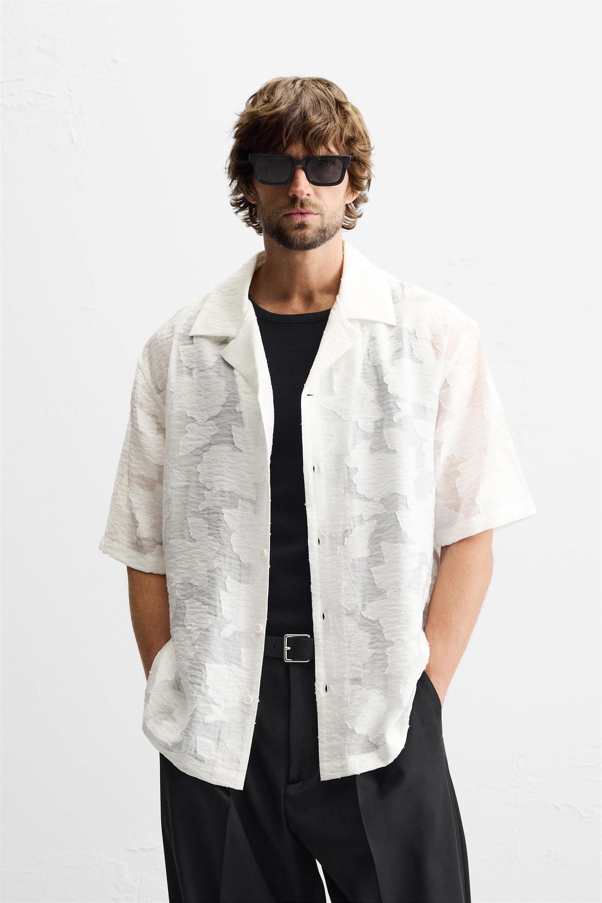 FLORAL JACQUARD SHIRT Product Image