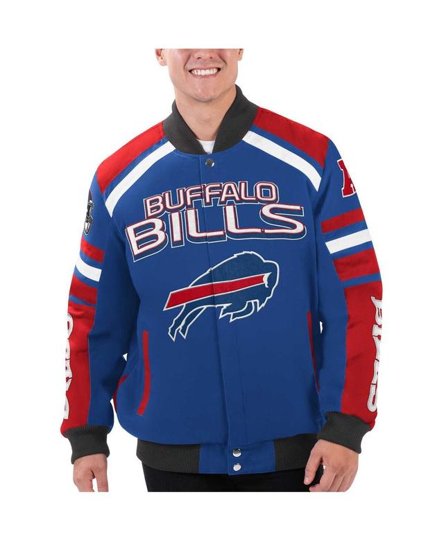 Mens G-iii Sports by Carl Banks Royal Buffalo Bills Power Forward Racing Full-Snap Jacket Product Image