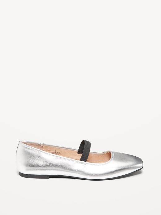 Satin Mary Jane Ballet Flat Product Image