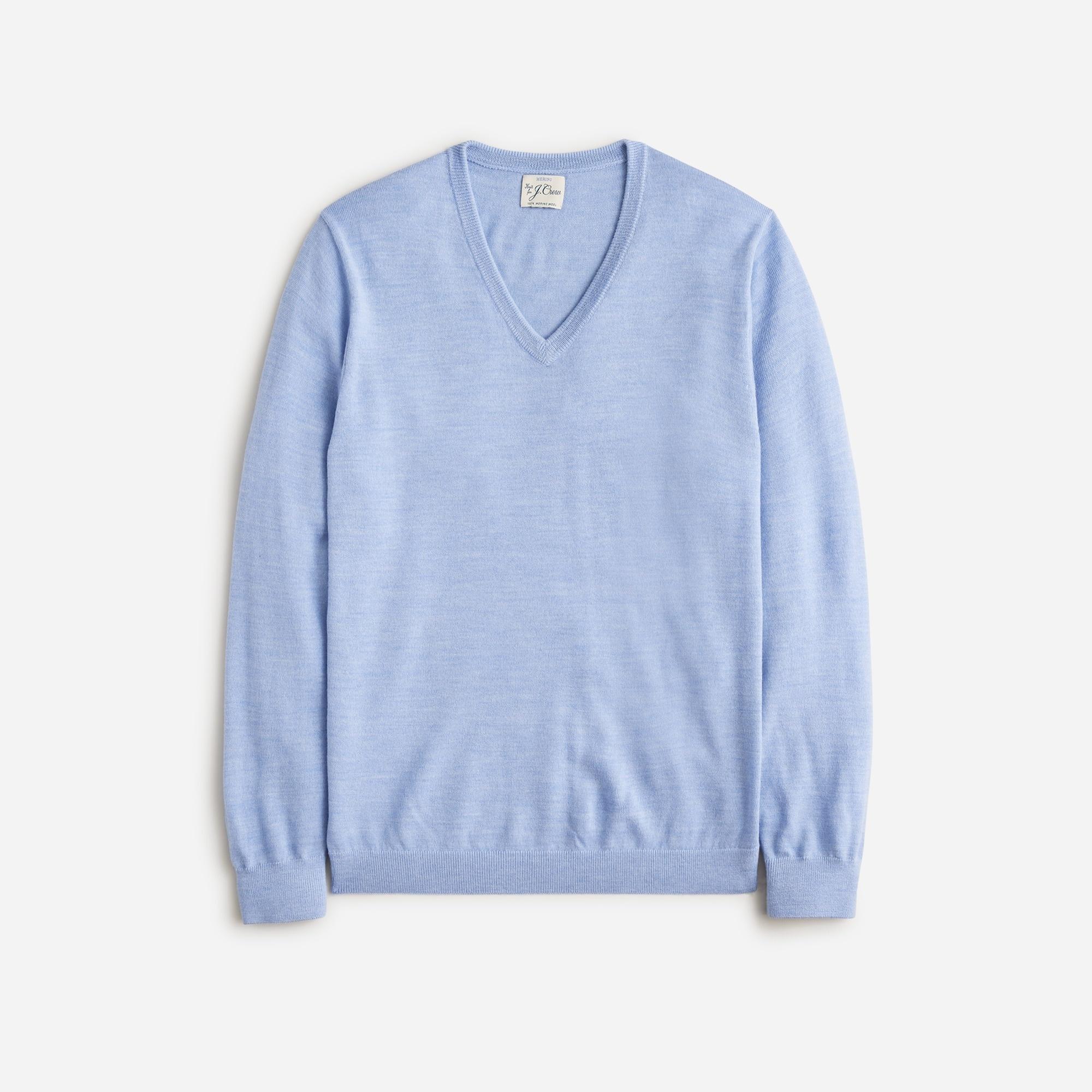 Merino wool V-neck sweater Product Image