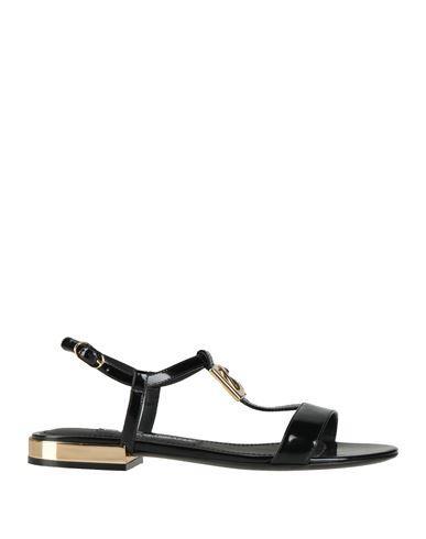 DOLCE & GABBANA Woman Sandals Black Size 4 Calfskin Product Image