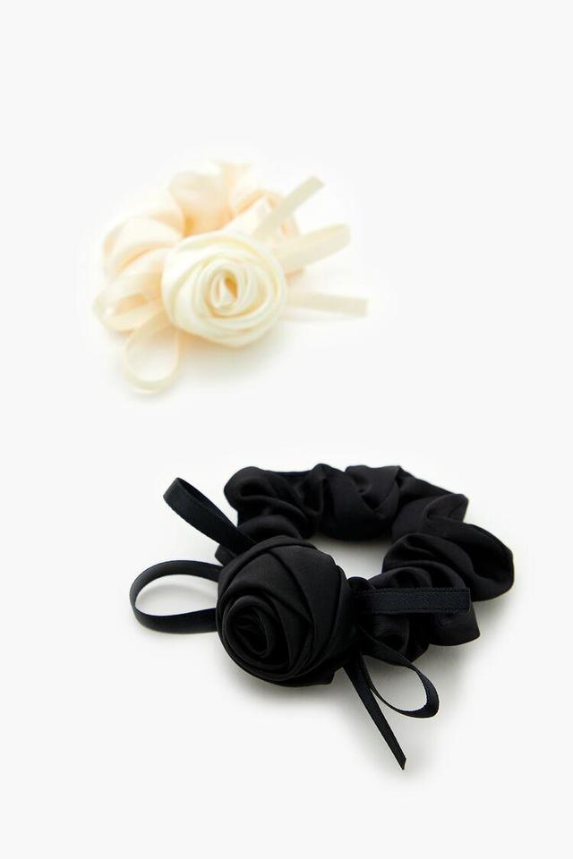 Rosette Hair Scrunchie Set | Forever 21 Product Image