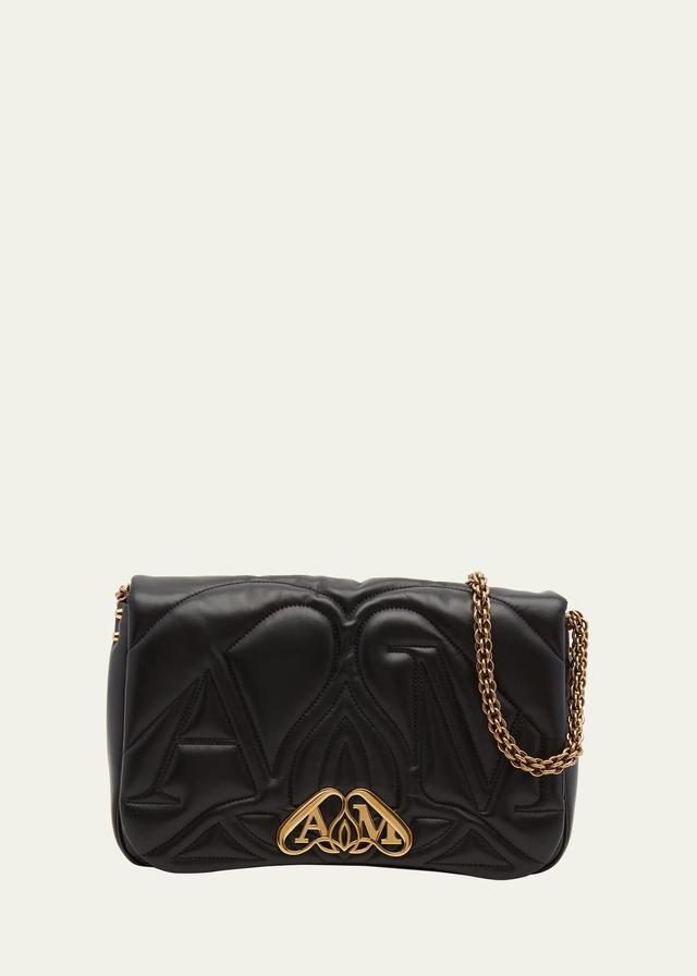 Alexander McQueen Exploded Seal Quilted Leather Shoulder Bag Product Image