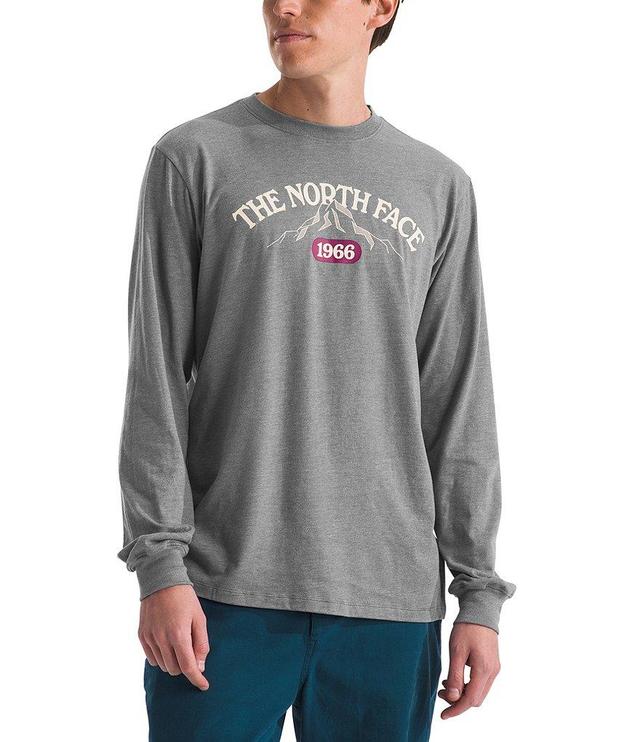 The North Face Long Sleeve Varsity Heathered T-Shirt Product Image