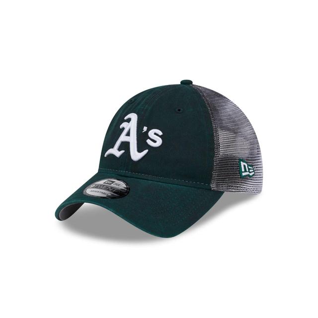 Oakland Athletics Slick 9TWENTY Trucker Hat Male Product Image