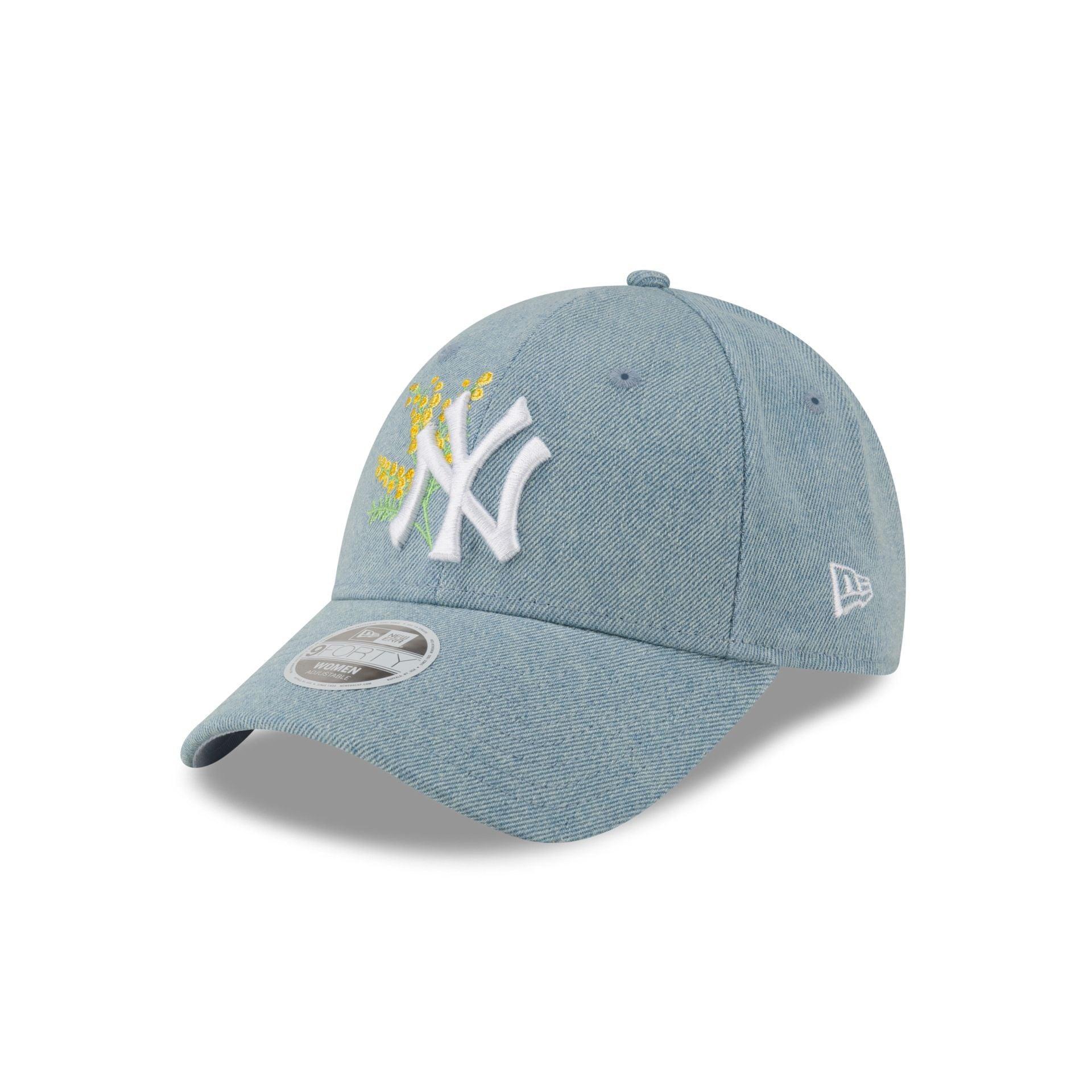 New York Yankees Denim Mimosa Women's 9FORTY Adjustable Hat Female Product Image