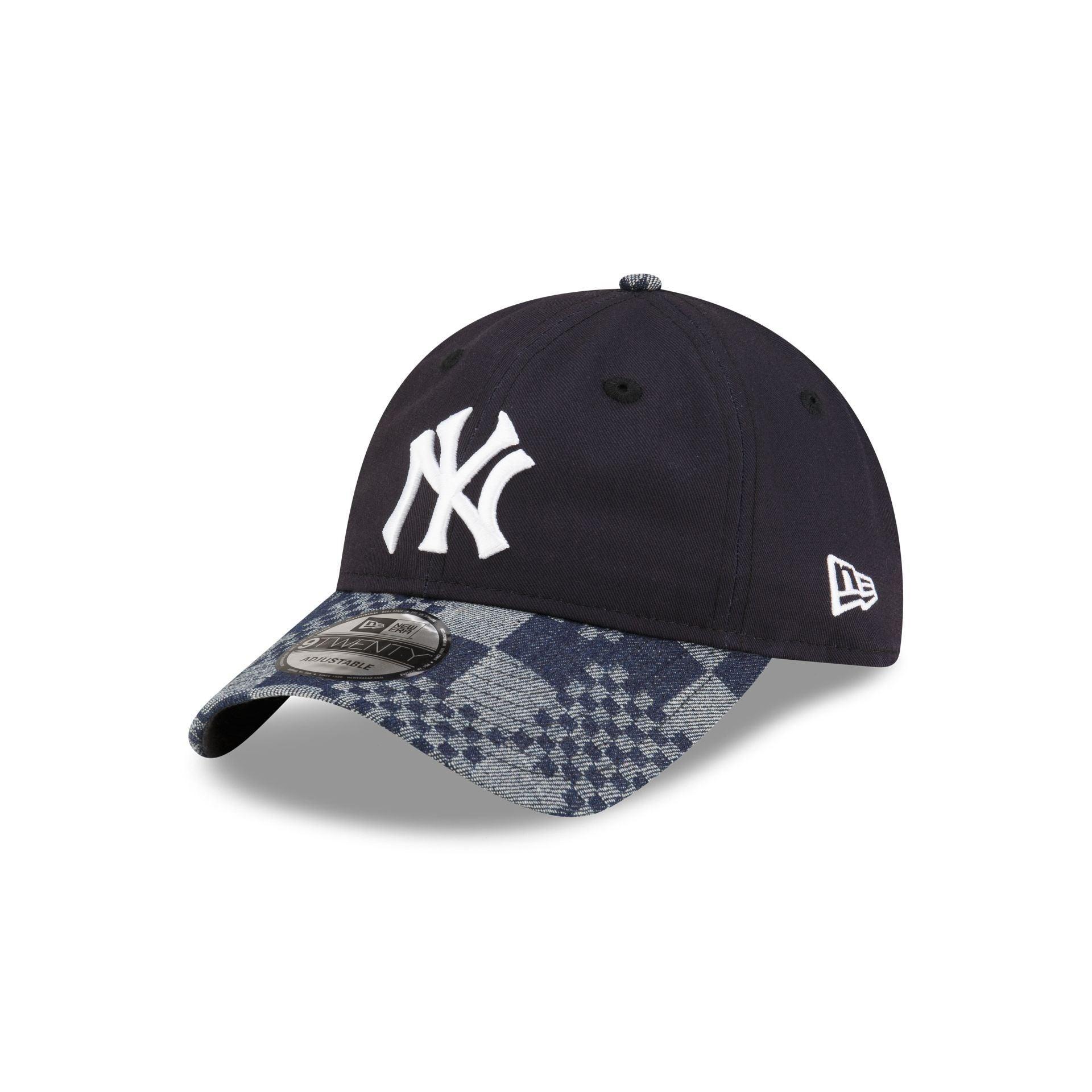 New York Yankees Pattern Denim 9TWENTY Adjustable Hat Male Product Image