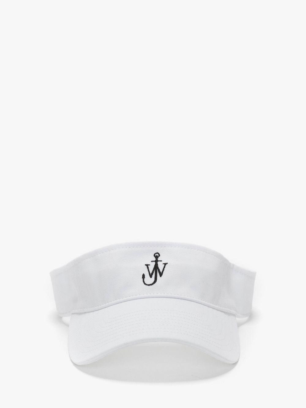 VISOR WITH ANCHOR LOGO in white | JW Anderson US  Product Image