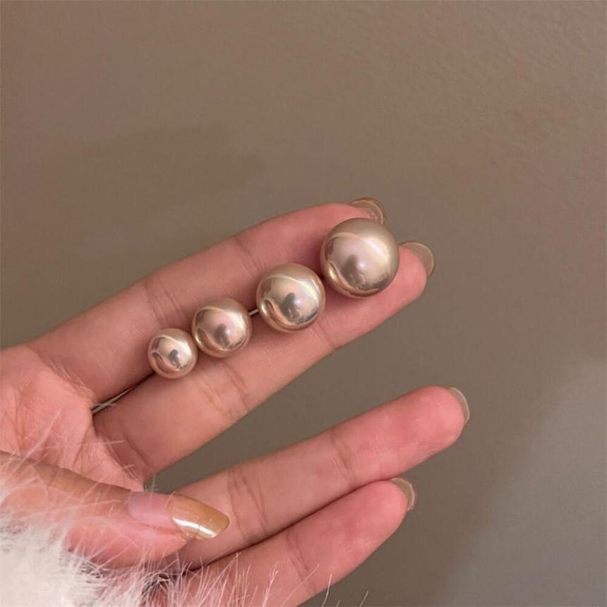 Faux Pearl Earrings Product Image