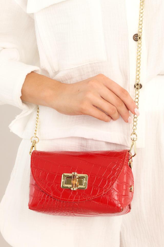 The Little Details Red Leather Bag Product Image